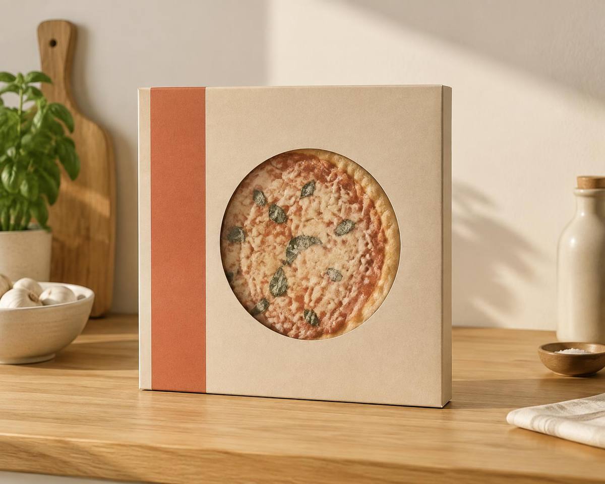 The Air retail box resting on a light wood counter